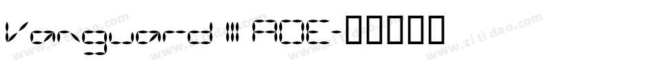 Vanguard III AOE字体转换